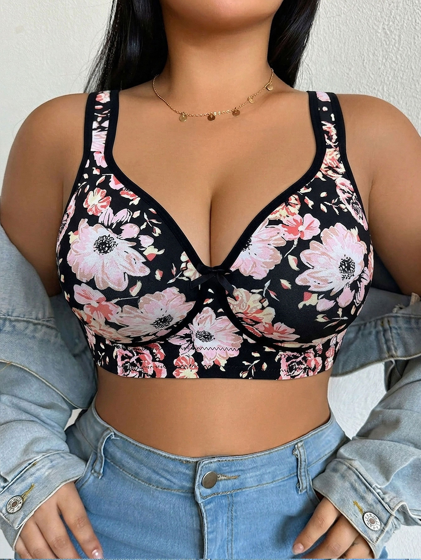 Plus-size Printed Push-up Women's Underwear