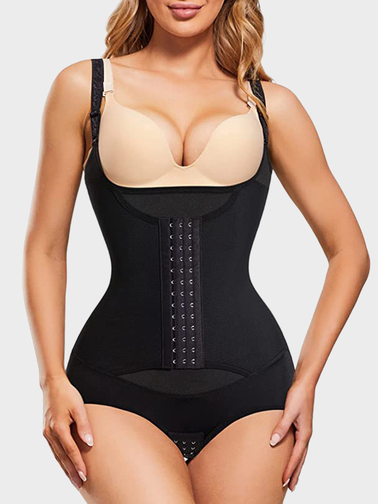 Small Shoulder Strap Slimming Belly Supporting Shapewear