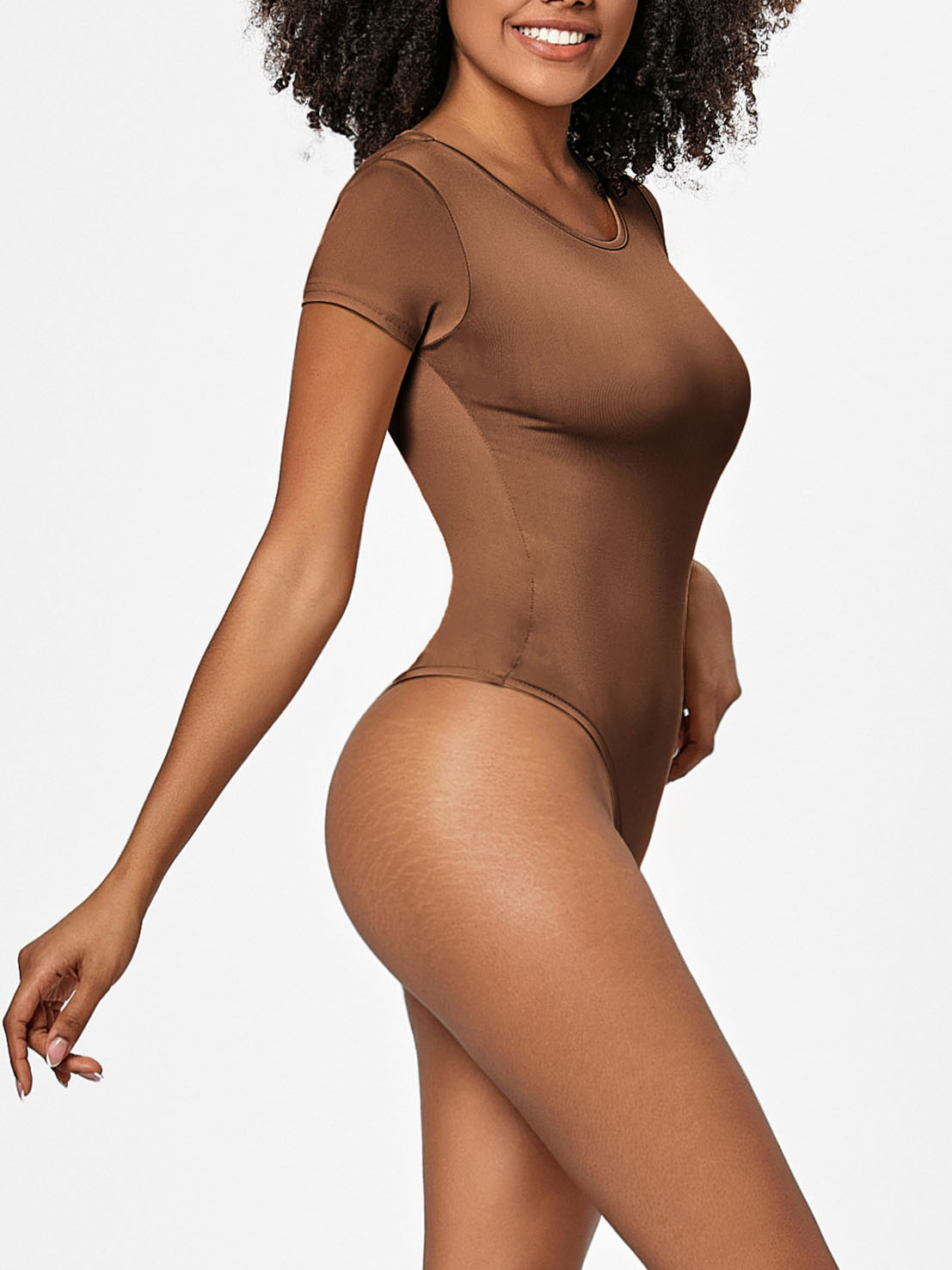 Crew-neck Short-sleeve Bodysuit