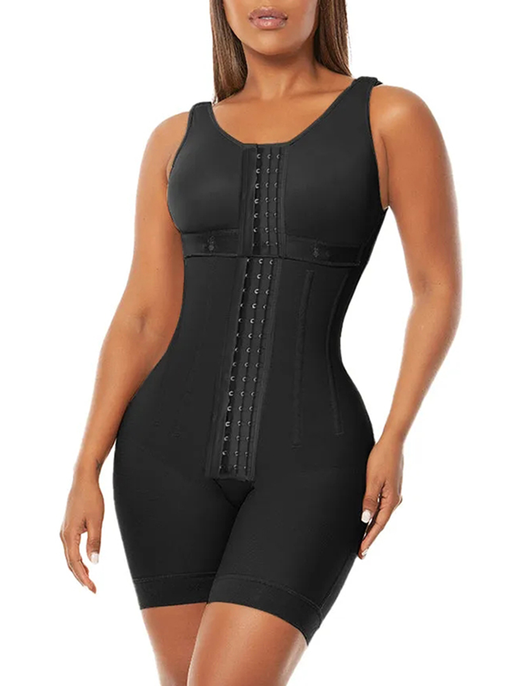 Chest-Packed Body Shaper Postpartum Bodysuit