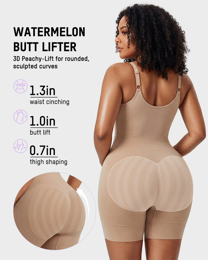 Women's Tummy Control Zip Front Bodysuit