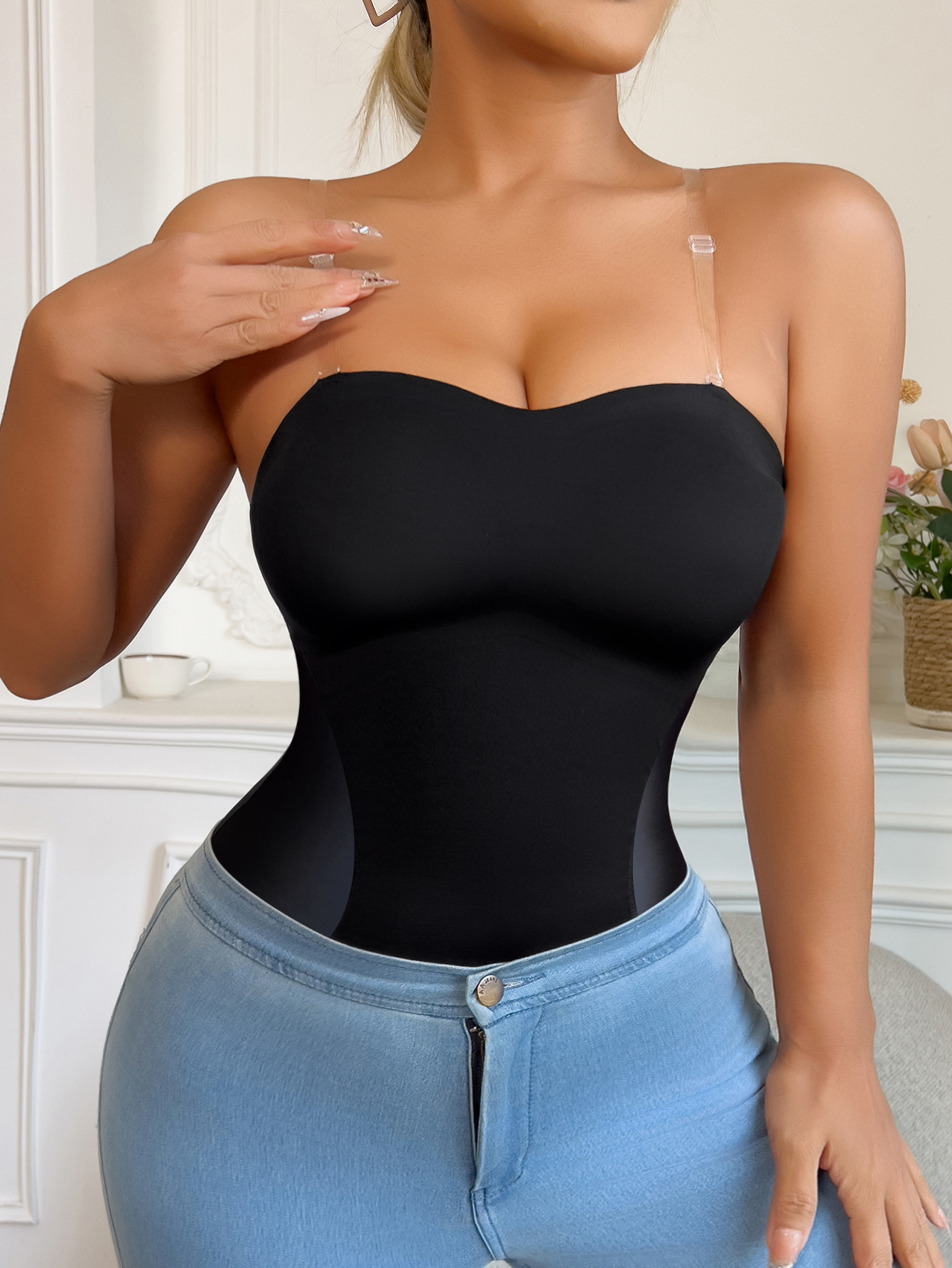 Lace Skin-friendly Breathable Invisible Camisole Shapewear