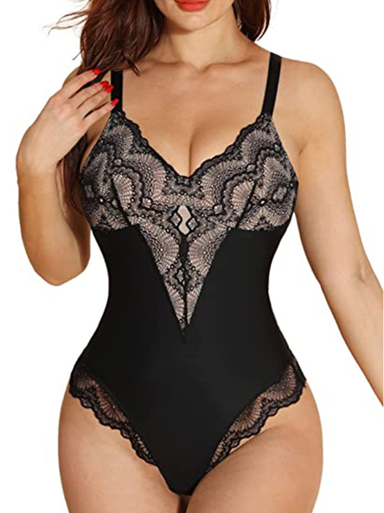 Lace V-Neck Camisole Slim Body Shaper