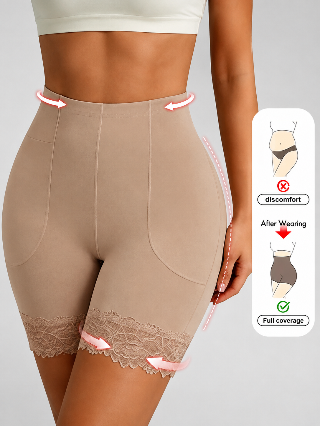 Seamless High-elasticity Anti-exposure Underwear