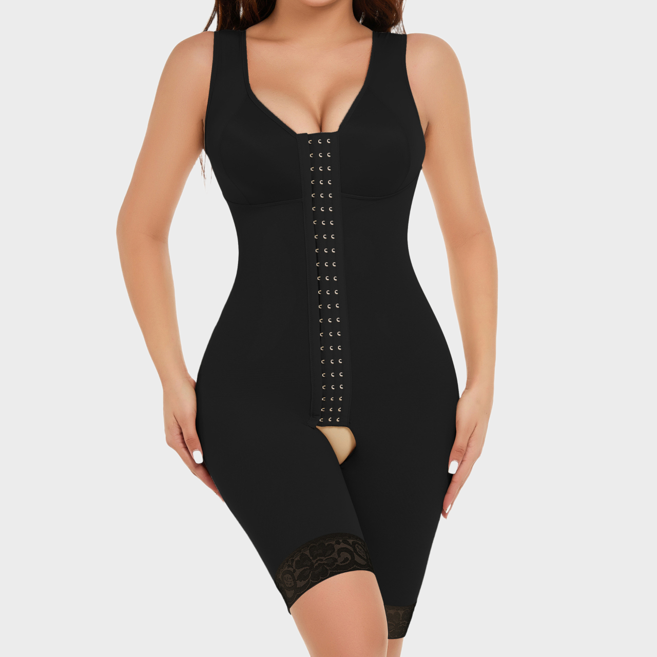 Corset Tummy Control Tummy Lift Hip Open Crotch One Piece Bodysuit