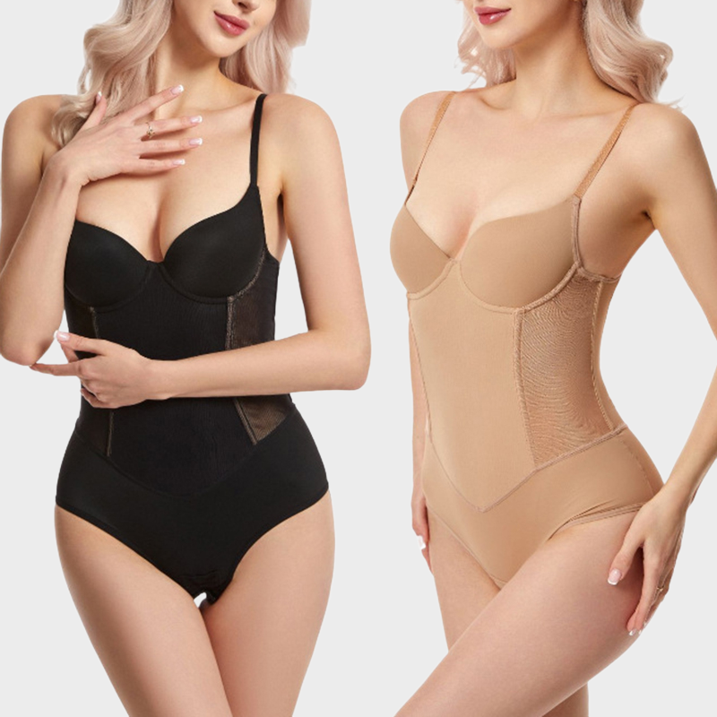 Solid Color Waist-Lifting Hip-Lifting One-Piece Corset