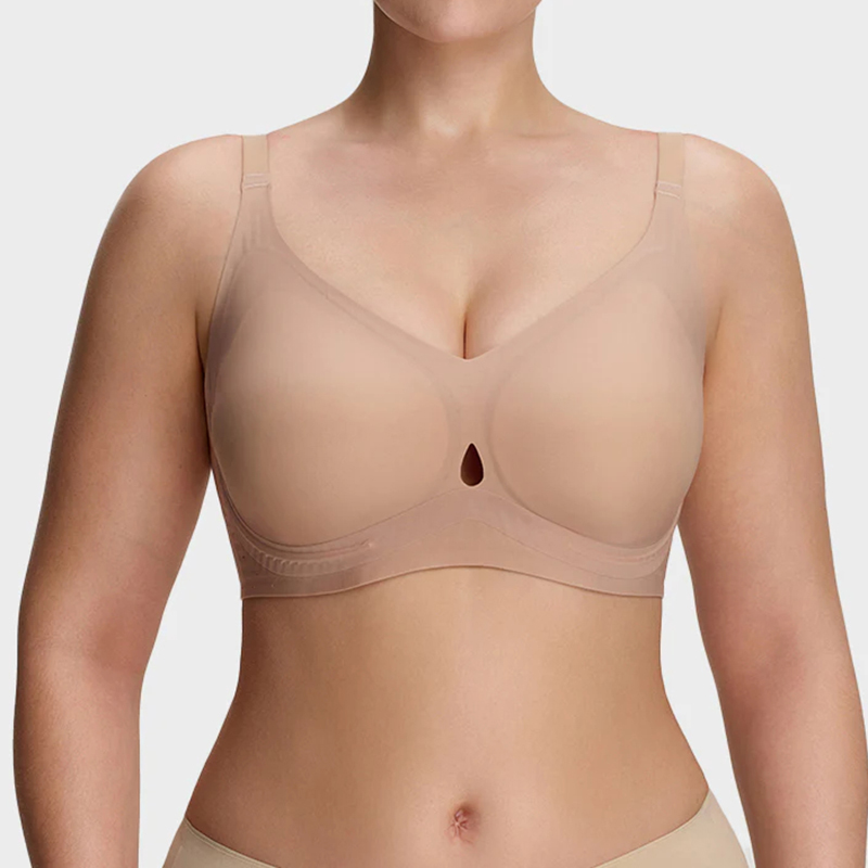 Teardrop Cutout Support Bra