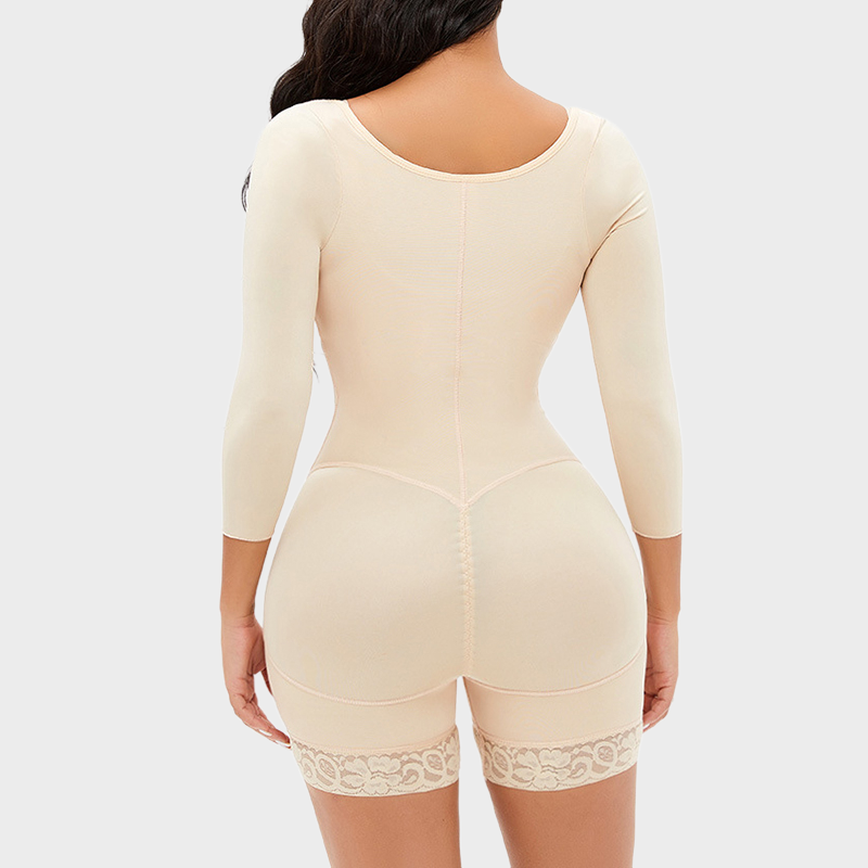 Breasted Zipper Waist Control Tummy Butt Tight Body Shapewear