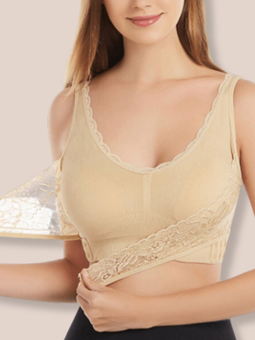 Breathable Comfort Push Up Lace Bra