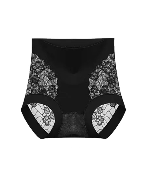 Lace High Elastic Seamless Fitted Butt-lifting Women's Underwear