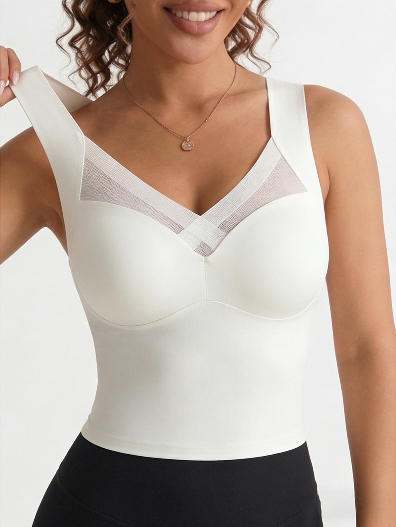 All-Day Comfort Seamless Shaping Tank Bra Top