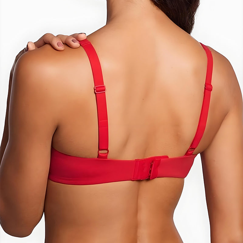 Underwire Support Seamless Unlined Balconette Bra
