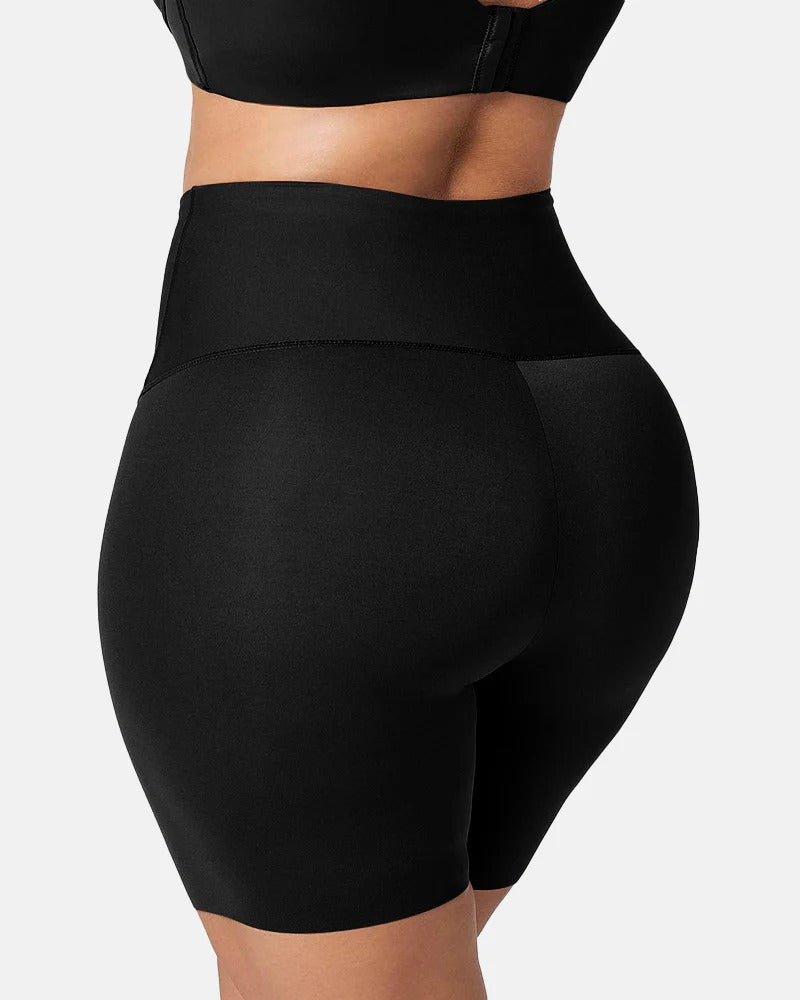No Slip Waistband Butt Lift Tummy Control Yoga Shorts