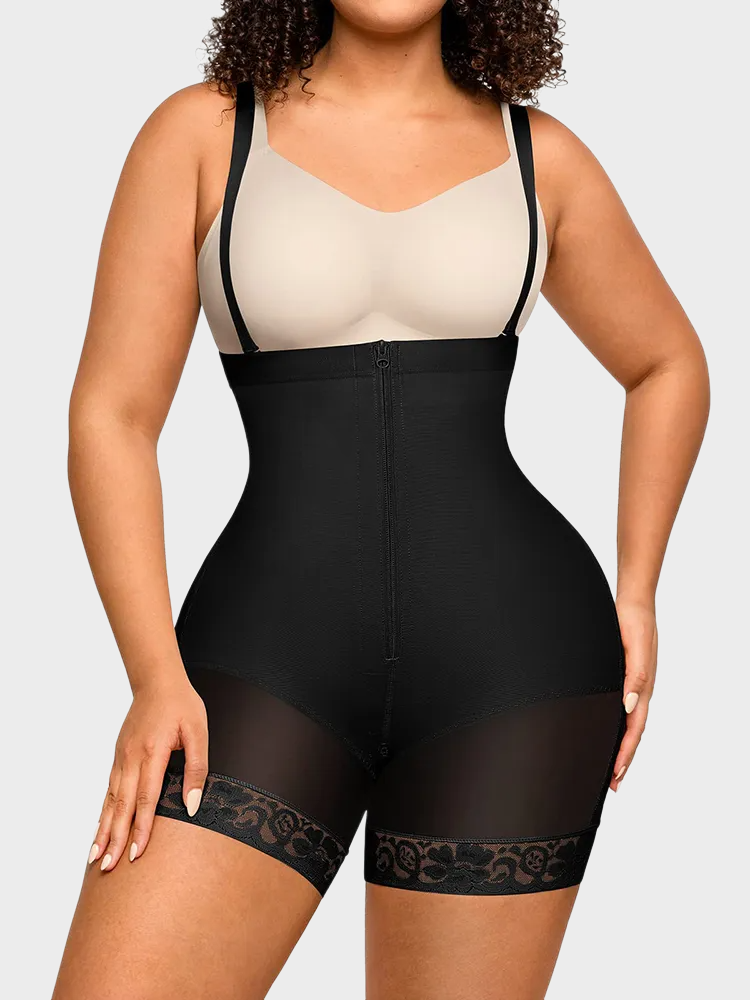 Zipper High Waisted Tummy Control Shapewear