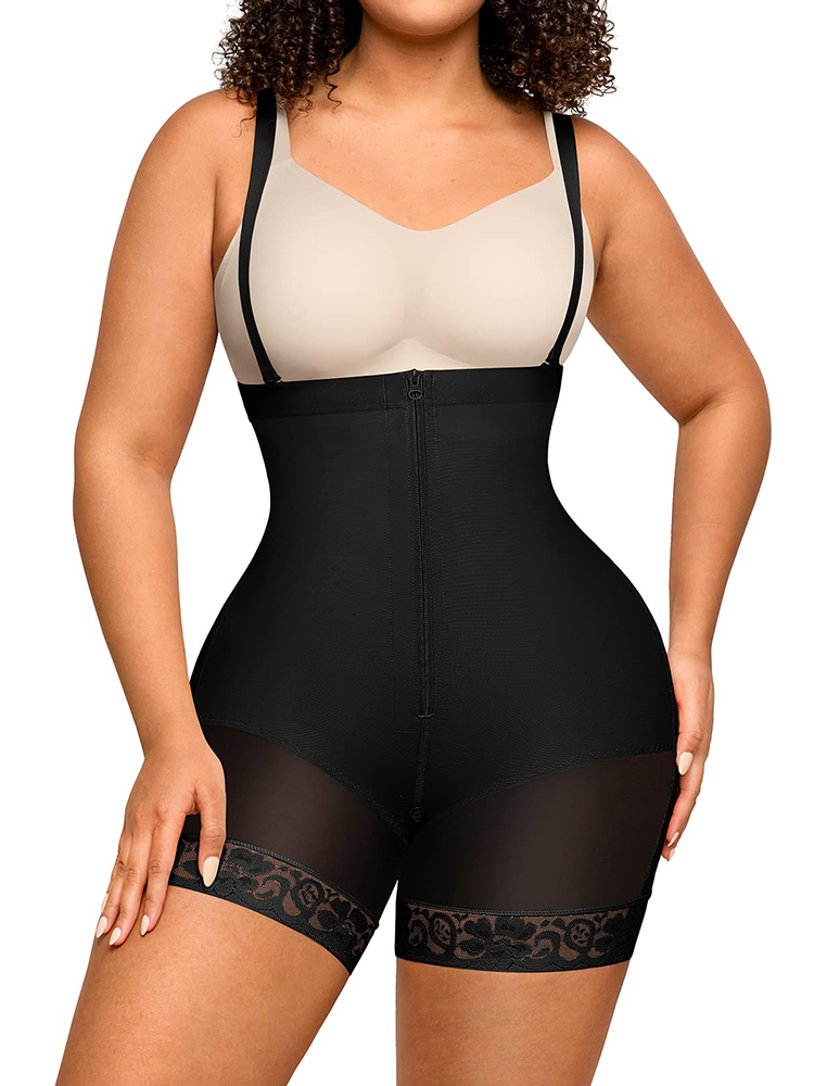 Zipper High Waisted Tummy Control Shapewear