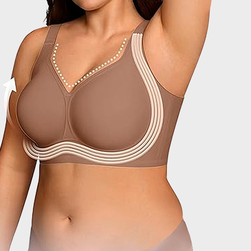 Comfortable Wireless Full Coverage Jelly Smoothing Bra