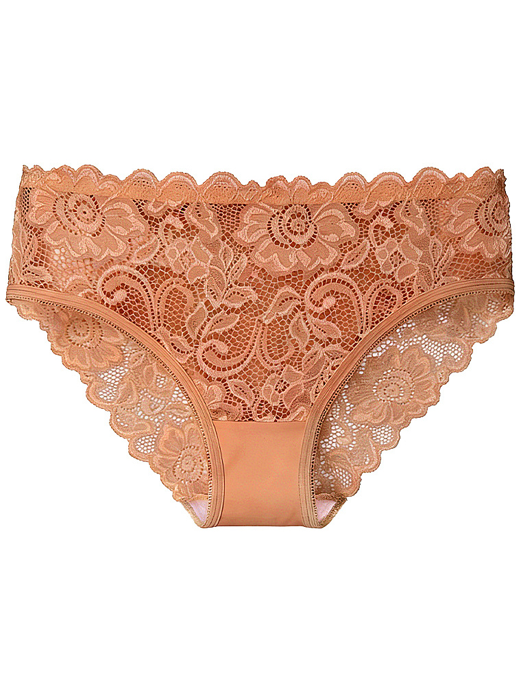 Lace-trimmed Sheer Breathable Underwear