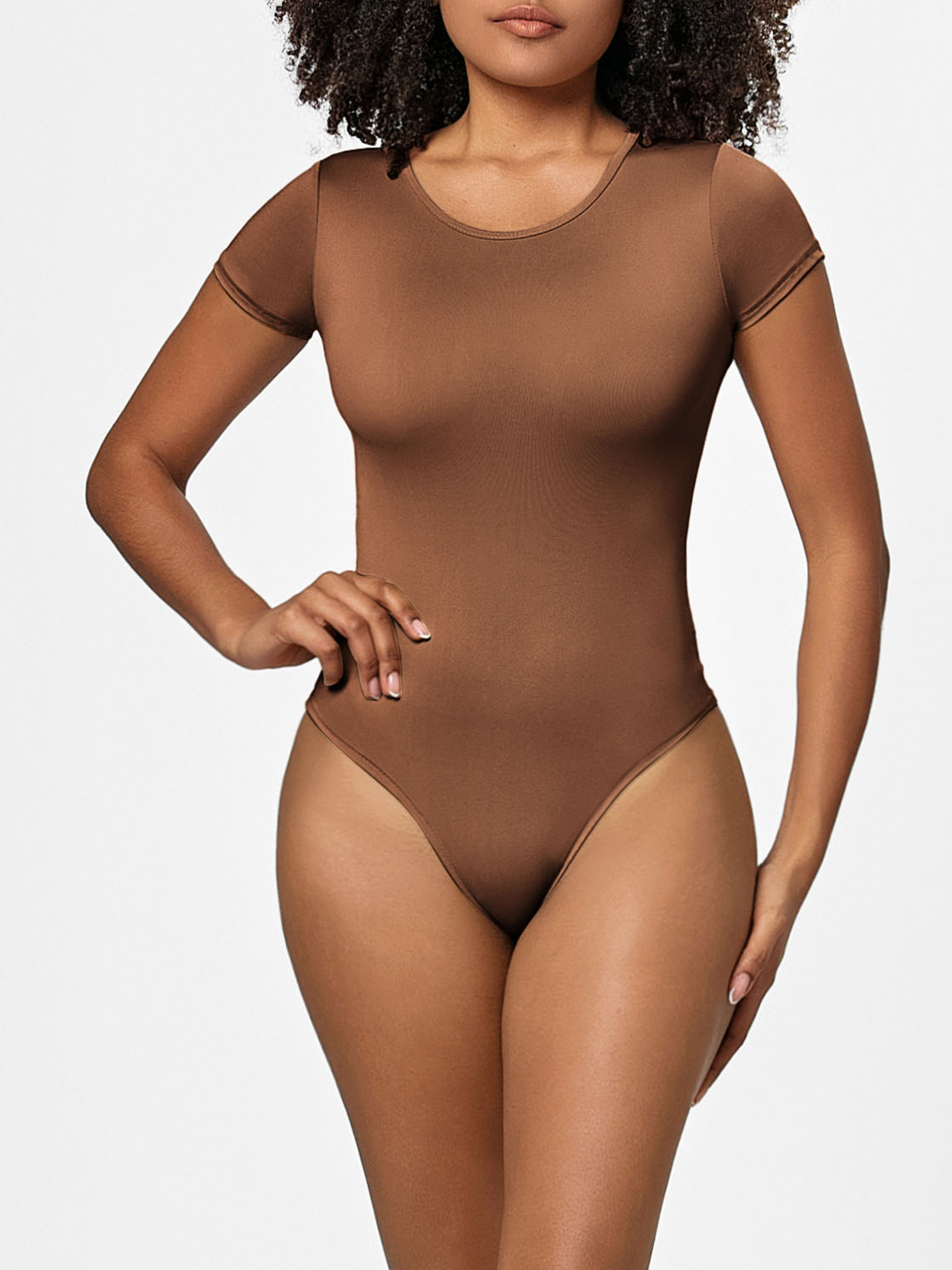 Crew-neck Short-sleeve Bodysuit