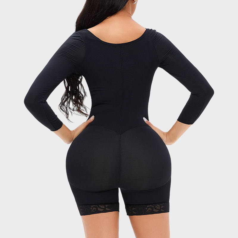 Breasted Zipper Waist Control Tummy Butt Tight Body Shapewear