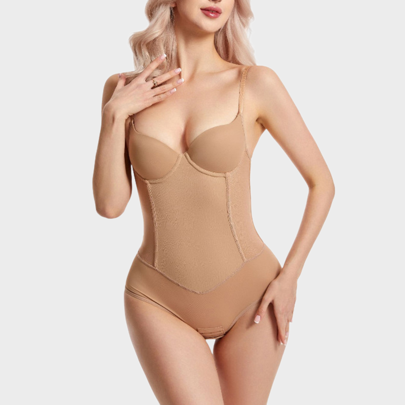 Solid Color Waist-Lifting Hip-Lifting One-Piece Corset