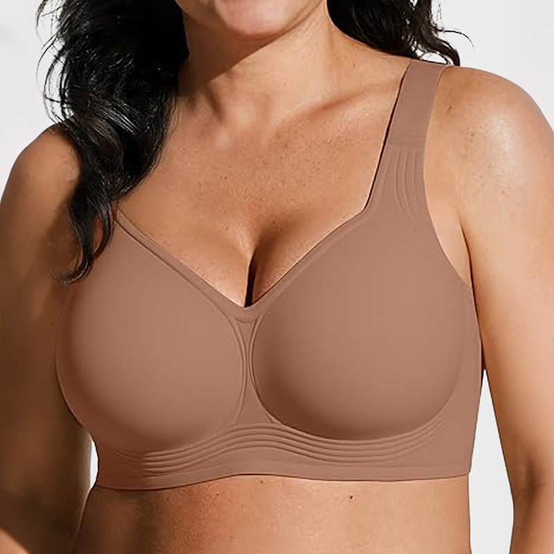Comfortable Wireless Full Coverage Jelly Smoothing Bra