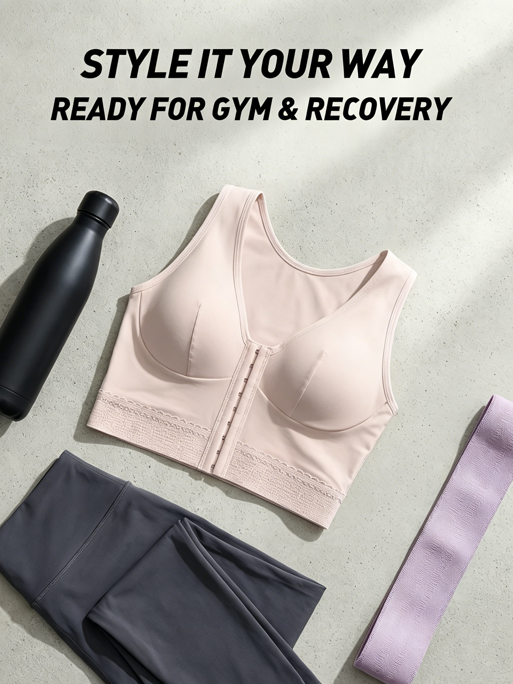 Comfortable Smoothing Front Button Bra