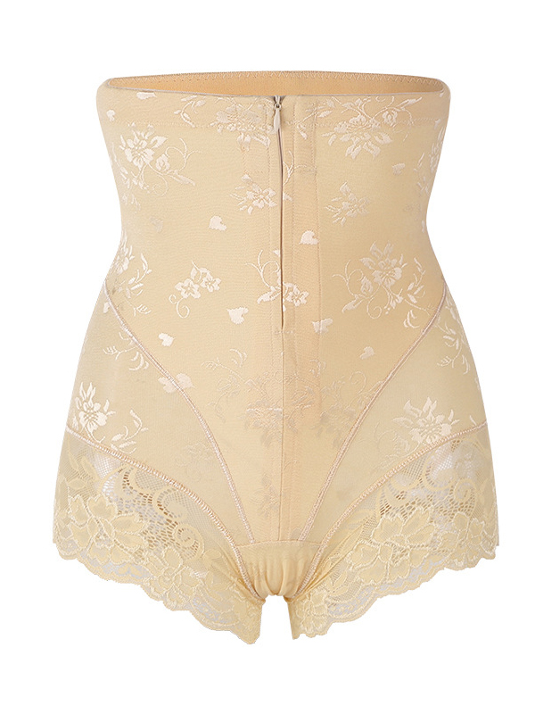 High-waisted Zipper Tummy Control Underwear