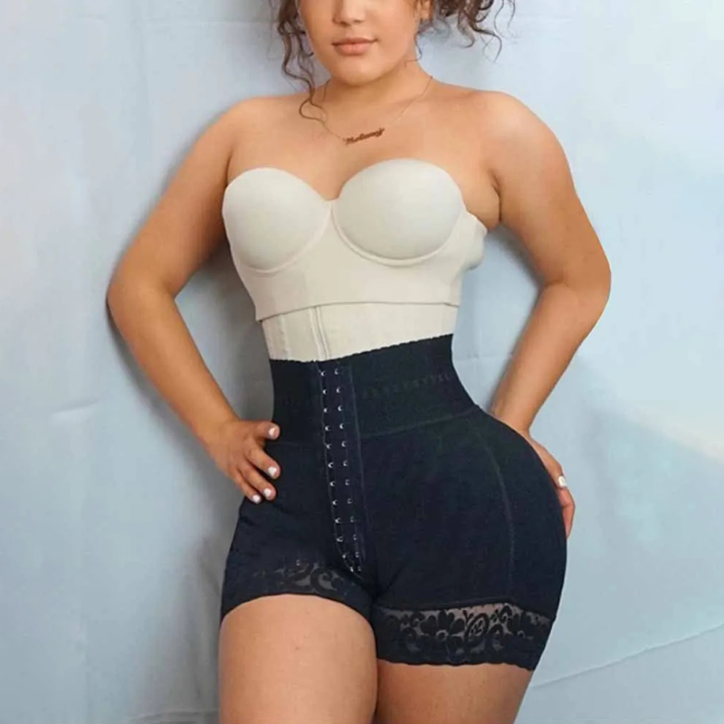 Double Compression High Waisted With Mid-section Tummy Control Curvy Fit Bodysuit