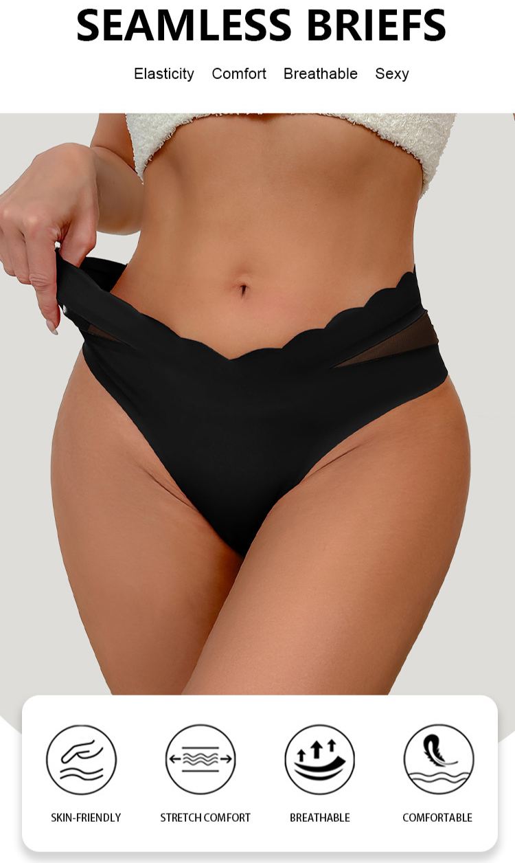 Breathable Women's Ice-silk Panties