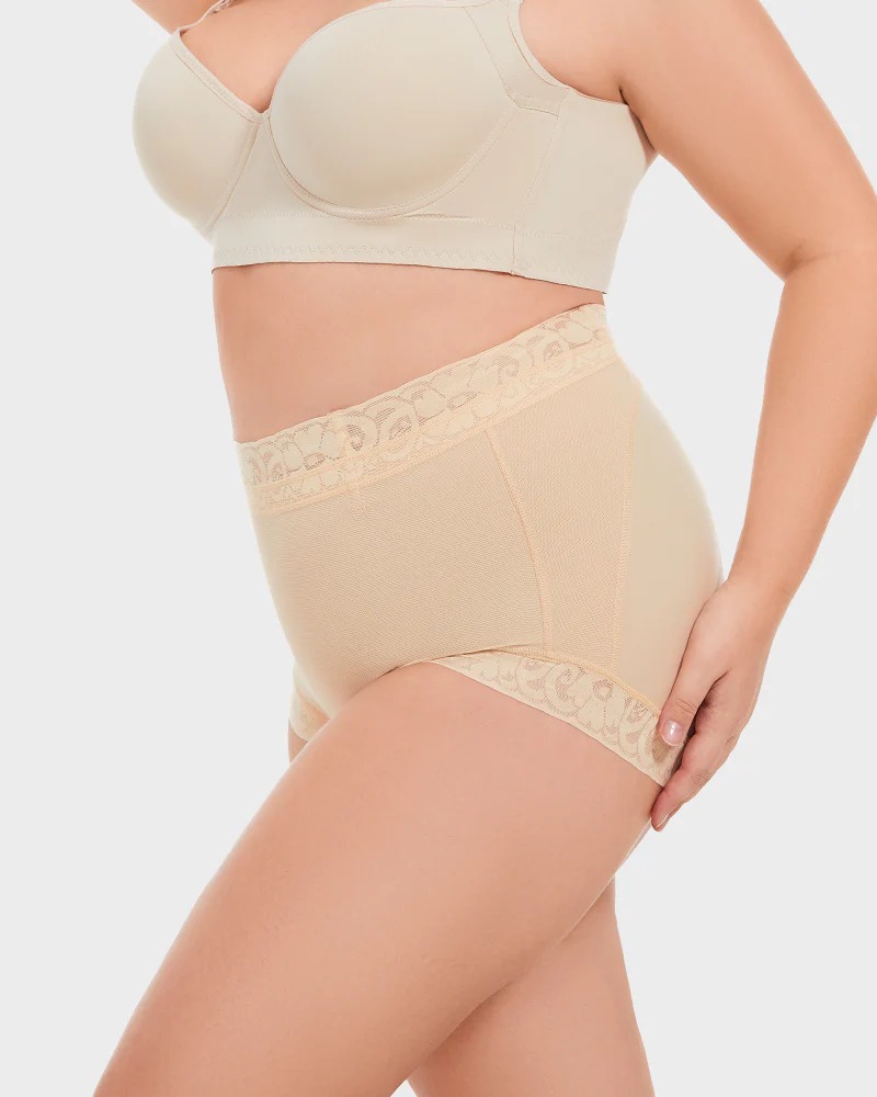 Lace Briefs Classic Daily Wear Buttock Shaper Smoothing Panties