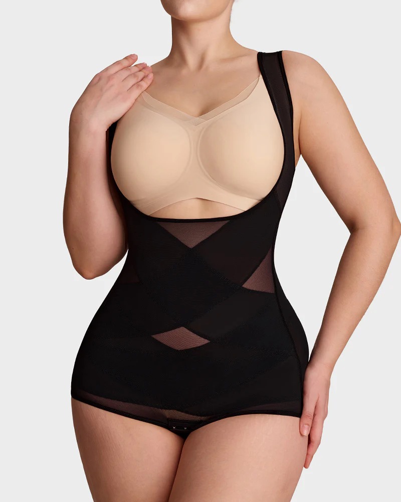 Light Mesh Waist And Tummy Control Shapewear