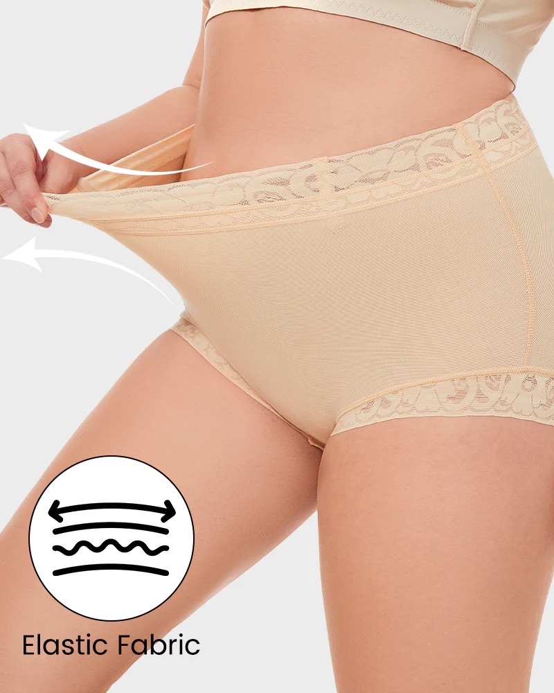 Lace Briefs Classic Daily Wear Buttock Shaper Smoothing Panties