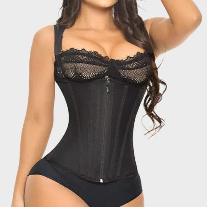 Ultra Waist Girdle With 13 Wheels With Brooches Bodysuit