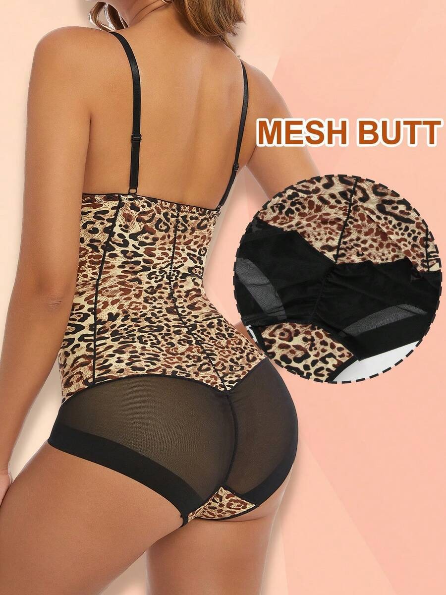 Bodysuit With Bra For Push-up Support Tummy Control And Waist Shaping