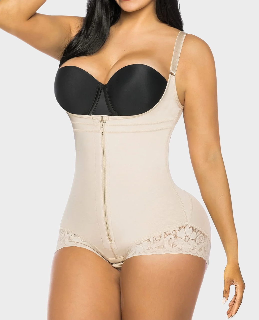 One Piece Sleeveless Lace Shapewear
