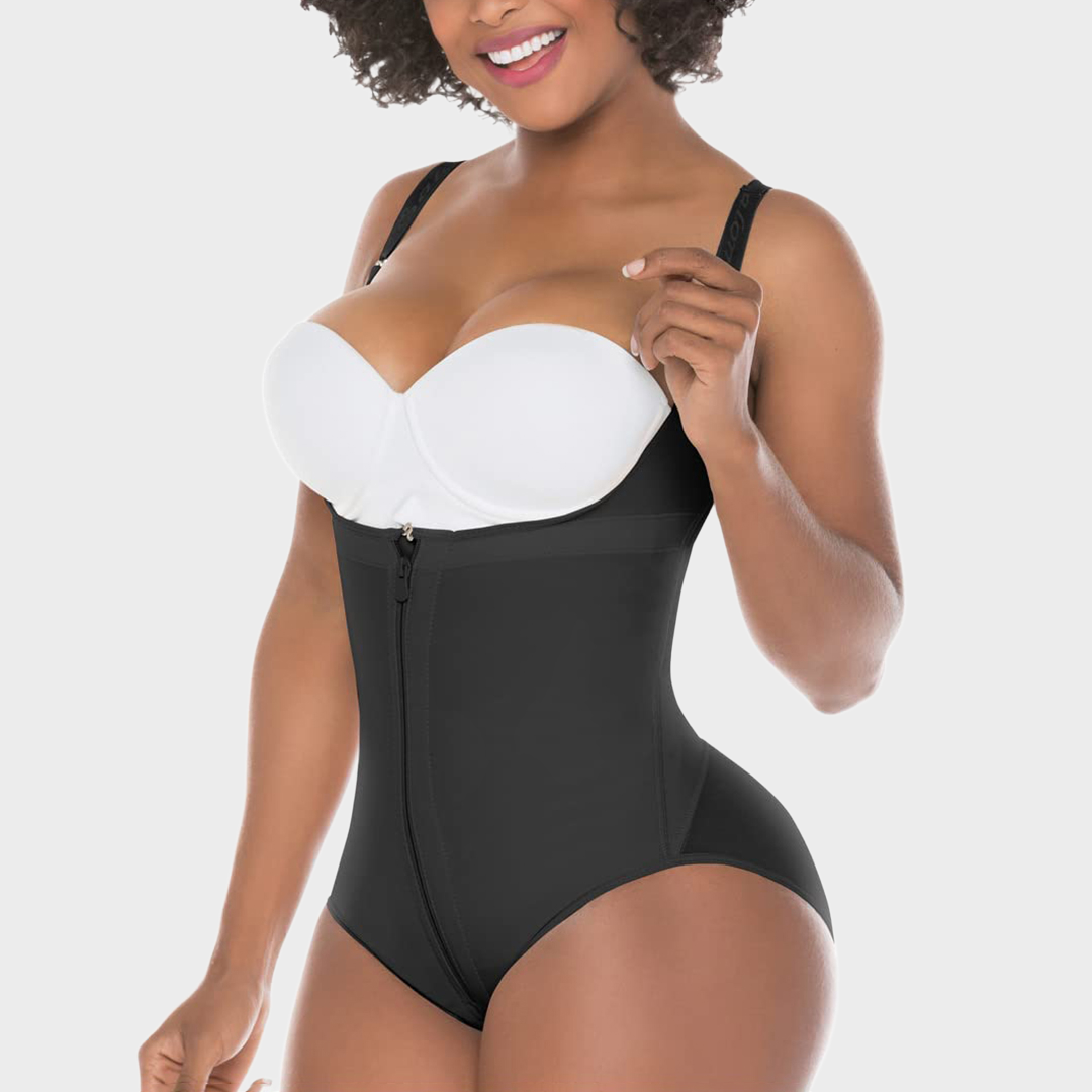 Open Breast Thong Tummy Control Shapewear