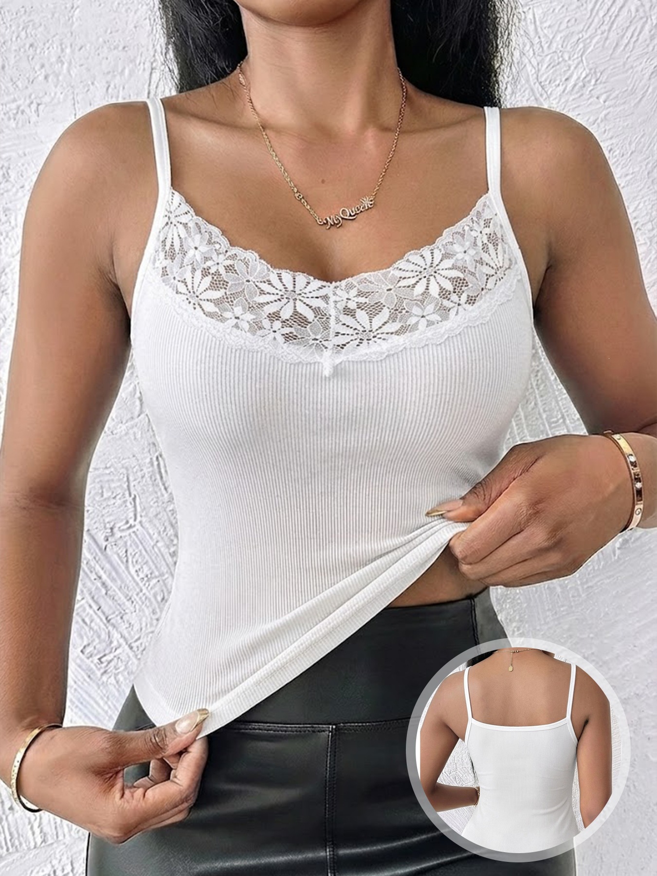 Women's Lace Camisole—suitable For Layering Or Wearing On Its Own