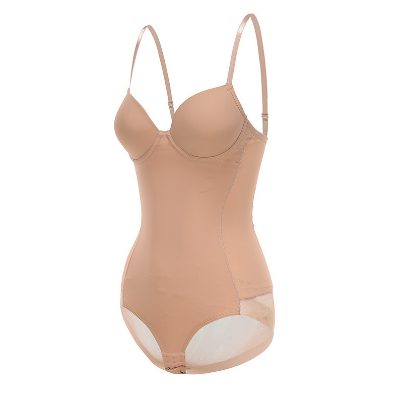Bodysuit With Bra For Push-up Support Tummy Control And Waist Shaping