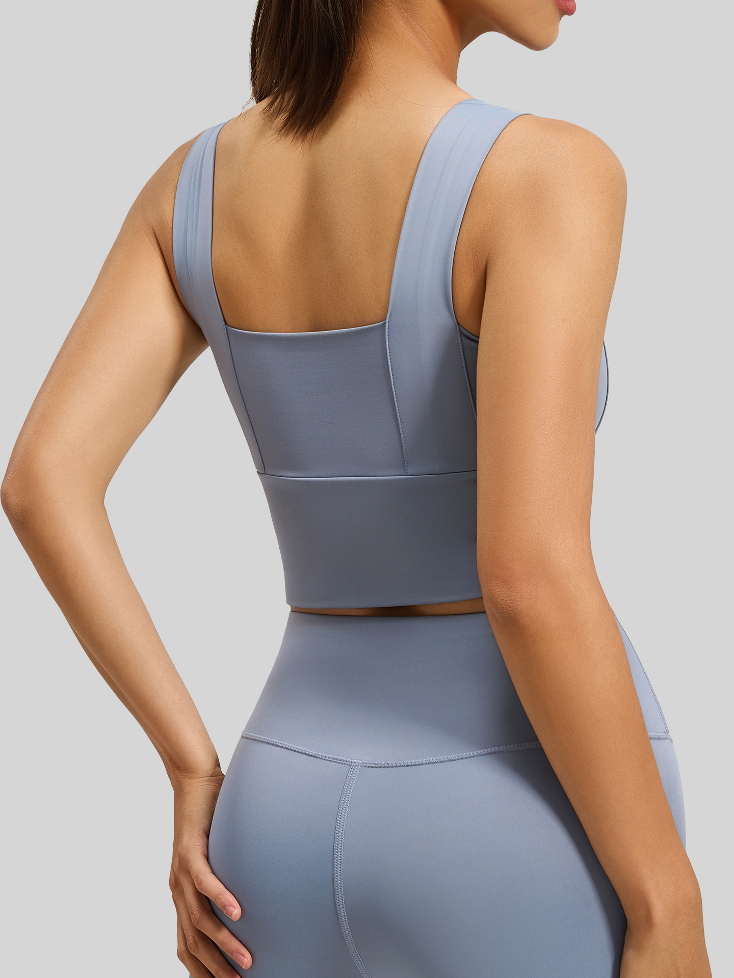 Sports Bra Vest Style Cross-border High Strength Shockproof Push-up Sports Fitness Yoga Bra