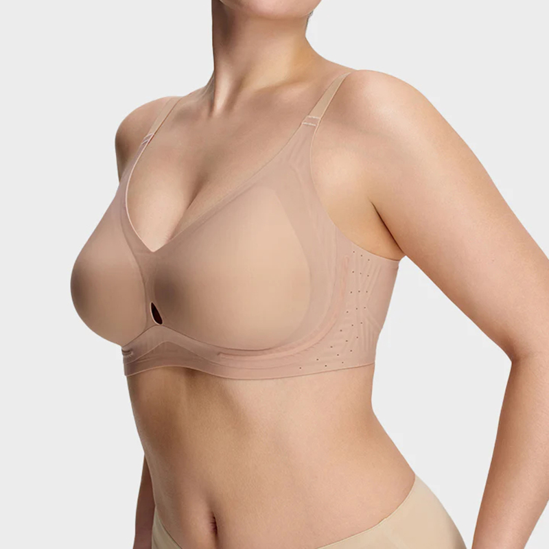 Teardrop Cutout Support Bra
