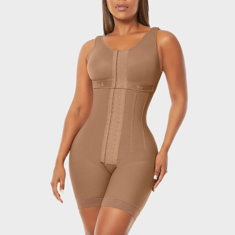 Chest-Packed Body Shaper Postpartum Bodysuit