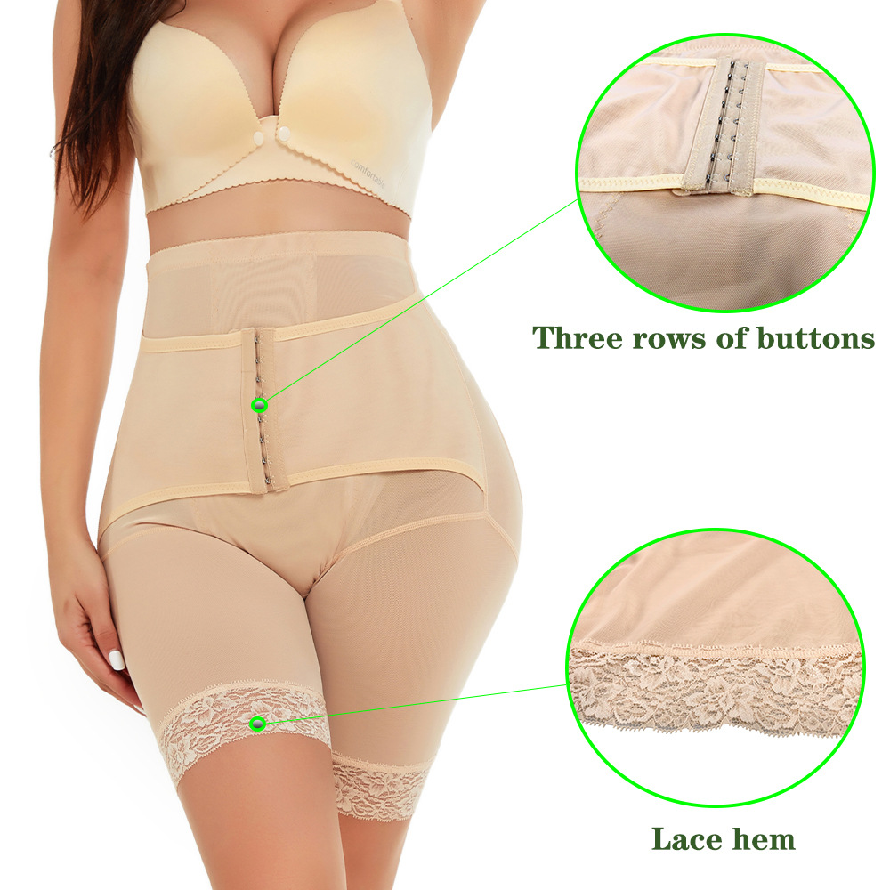 Women Breastplate Compression Butt Lifter Bodysuit