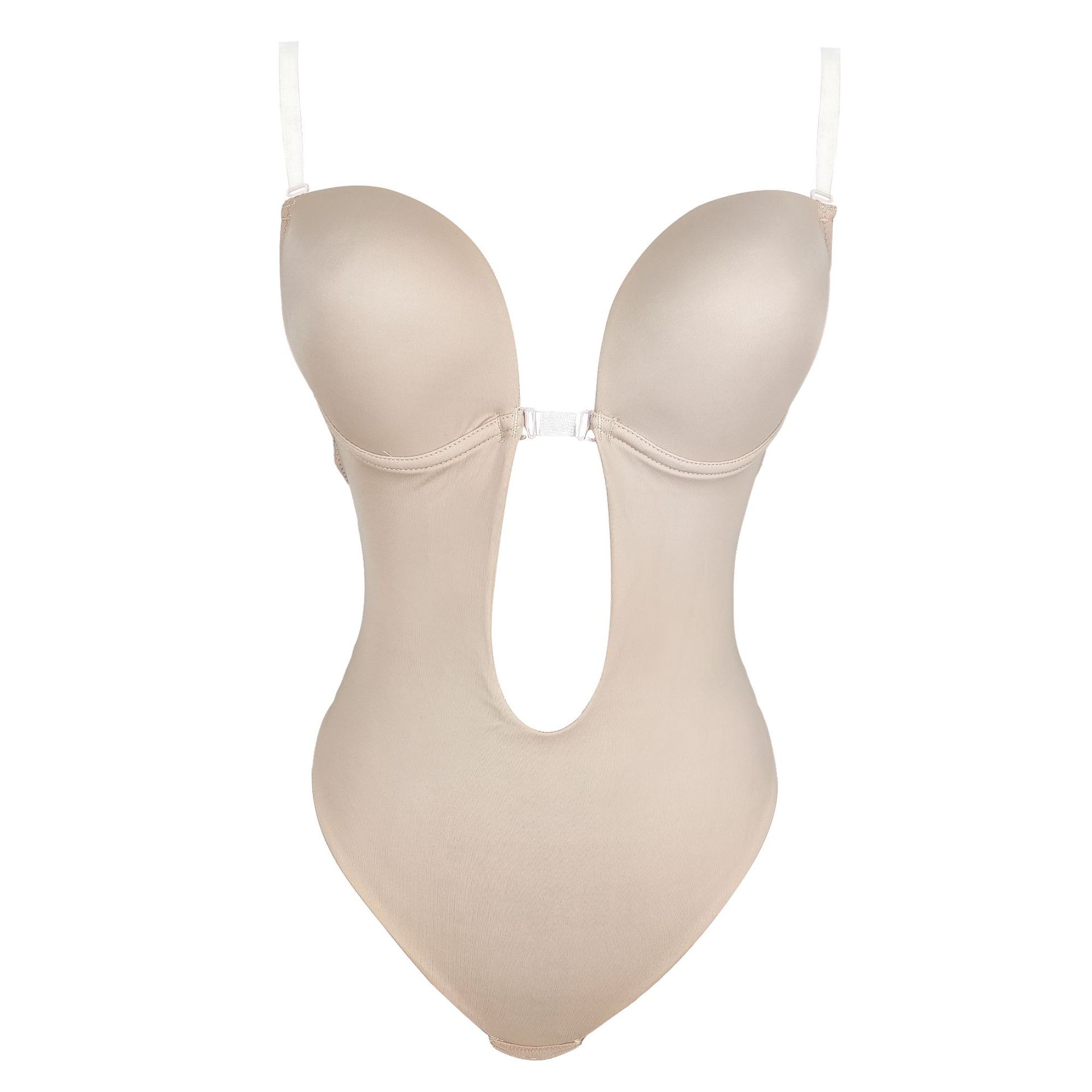 Seamless Invisible Shoulder Strap One-Piece Shapewear