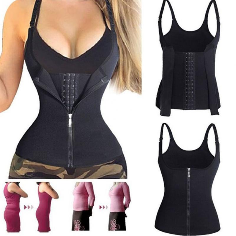 One Piece Sleeveless Zip Up Shapewear