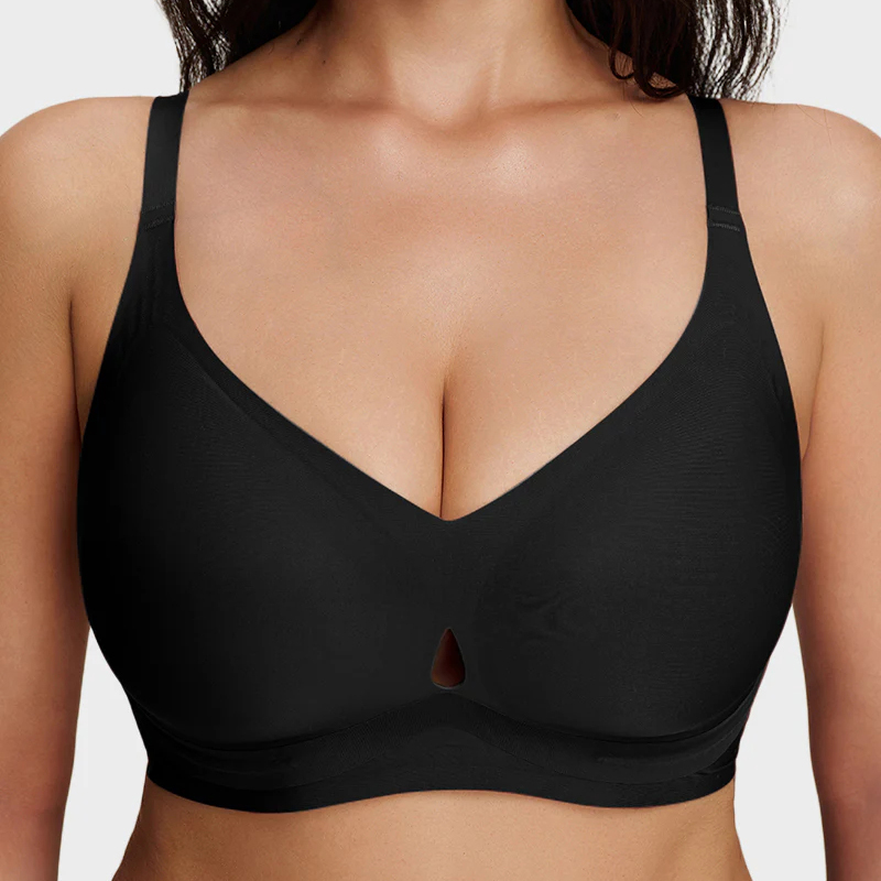 Teardrop Cutout Support Bra