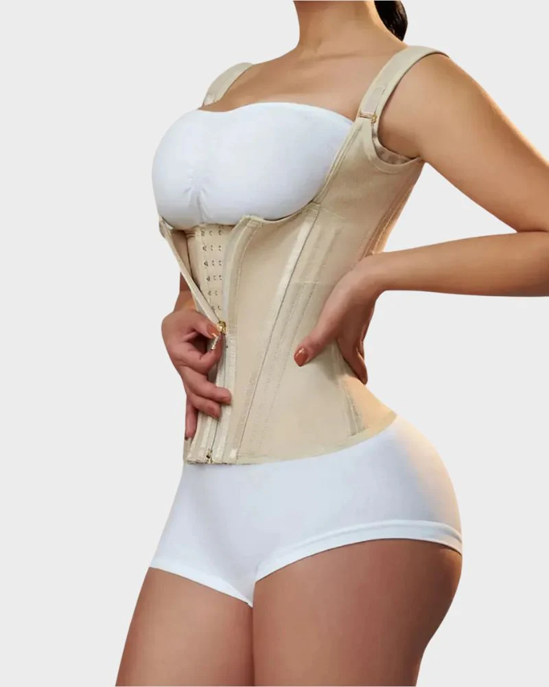 Modeling Strap Steel Boned Corset Tummy Girdle