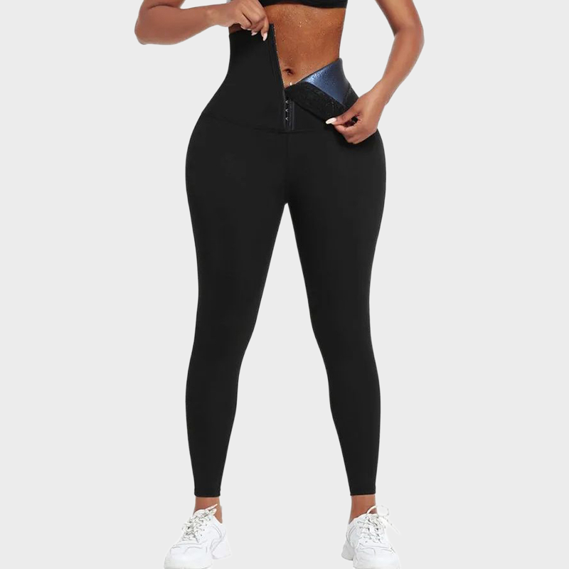 Half Coated Thick High Waist Tummy Control Leggings