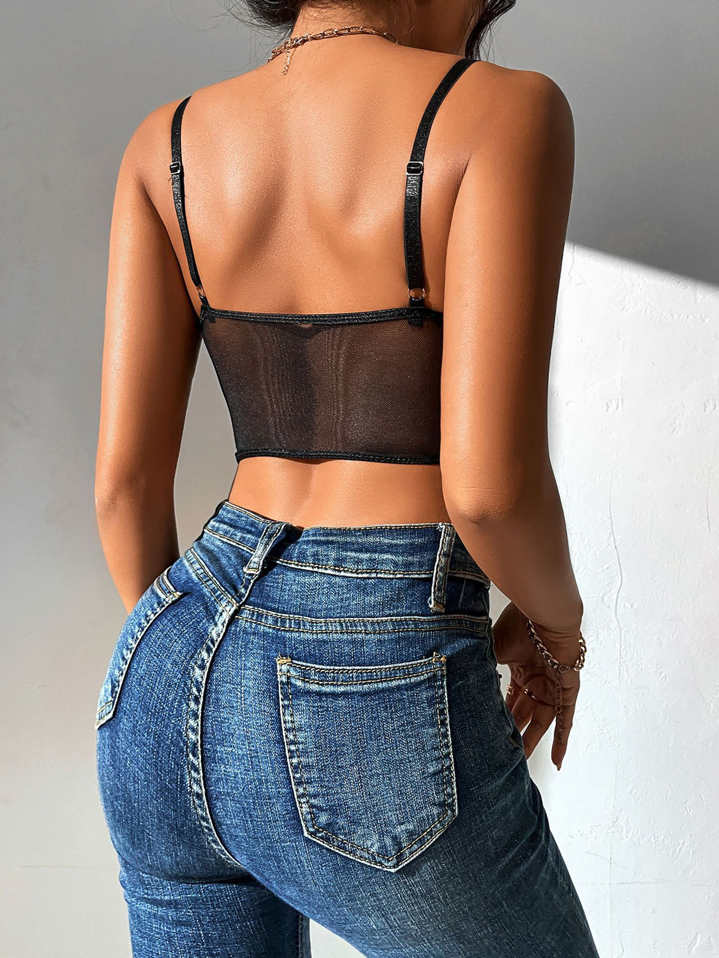 Lace-panel Camisole