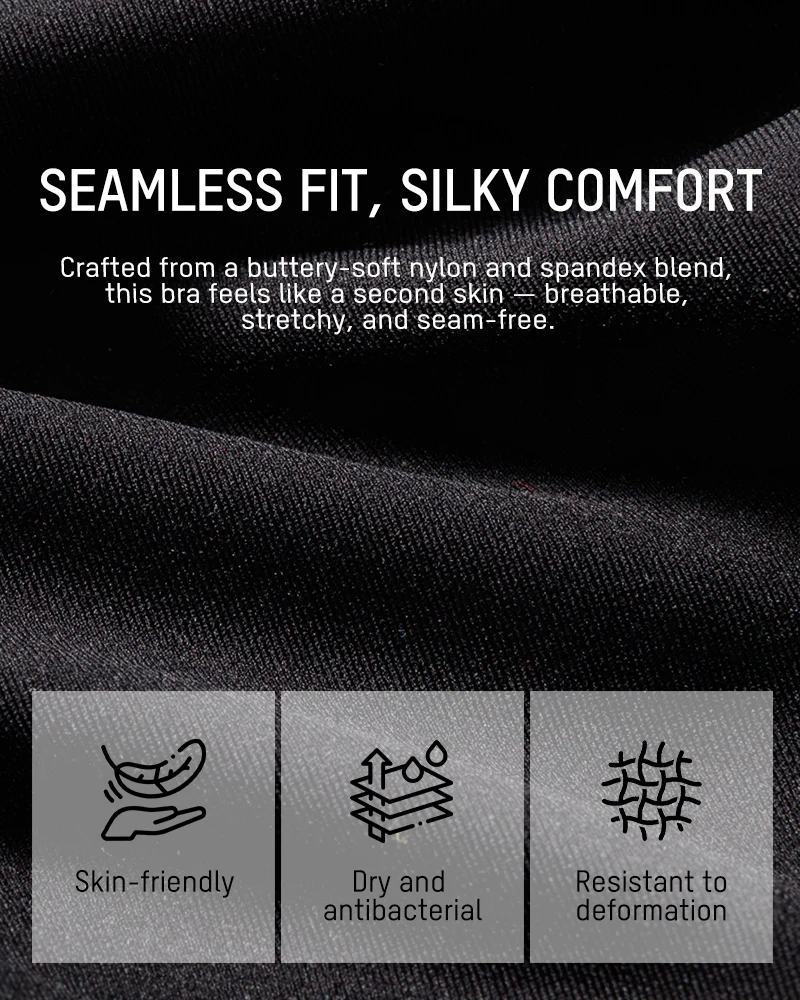 Lift-up Wireless Antibacterial Jelly Bra