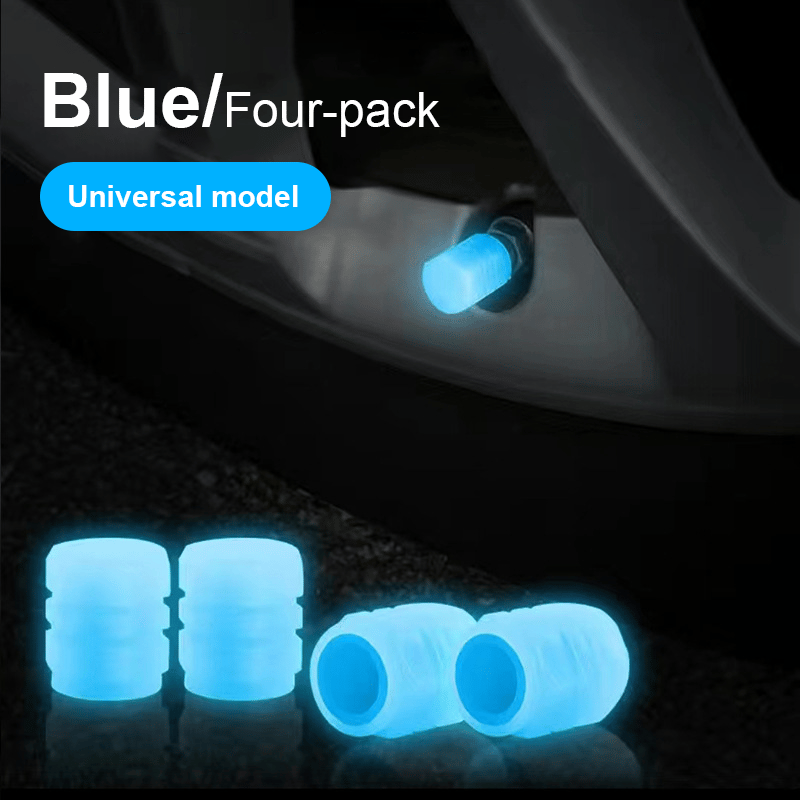 🚗Glow-in-the-Dark Tire Caps 💡(Buy 2 Free Shipping)